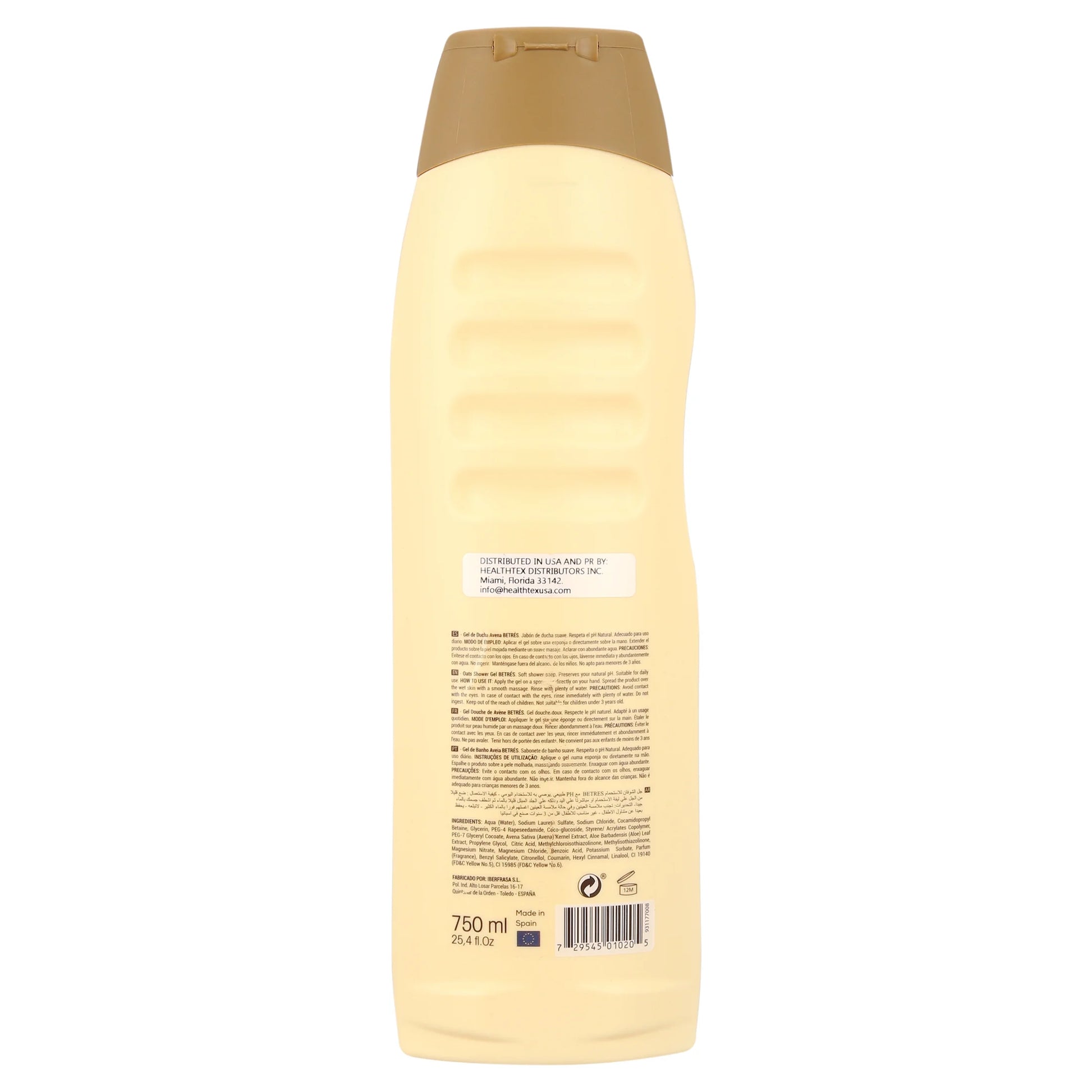 (4 Pack)  Oatmeal Body Wash, Aloe and Glycerin, 25.4 Fl. Oz.